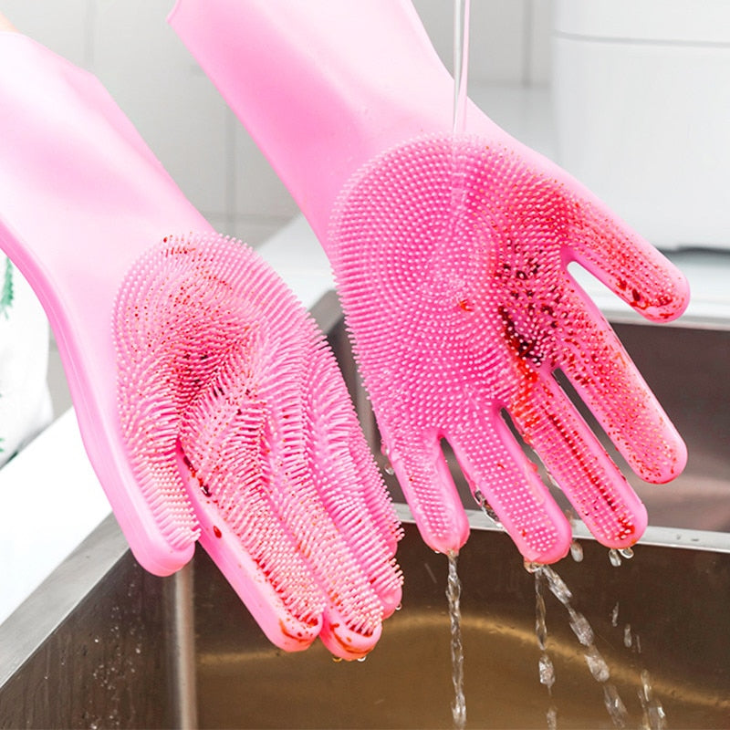 Multipurpose Silicone Dish Washing Gloves