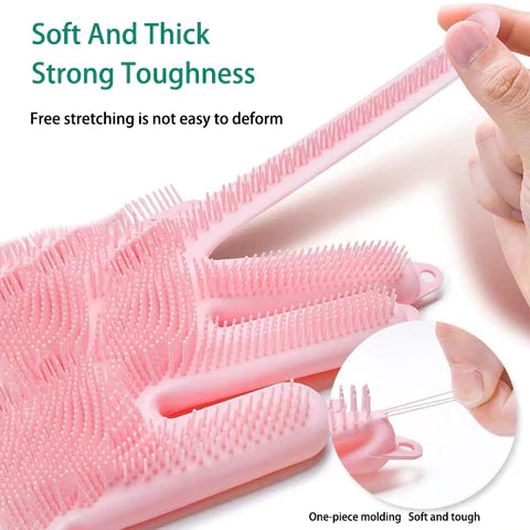 Multipurpose Silicone Dish Washing Gloves