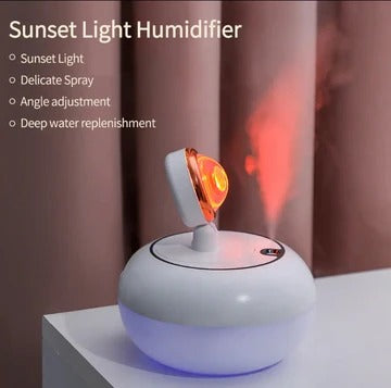 Sunset Night Light 2 In 1 Sunset Lamp And Air Humidifier