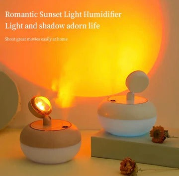 Sunset Night Light 2 In 1 Sunset Lamp And Air Humidifier