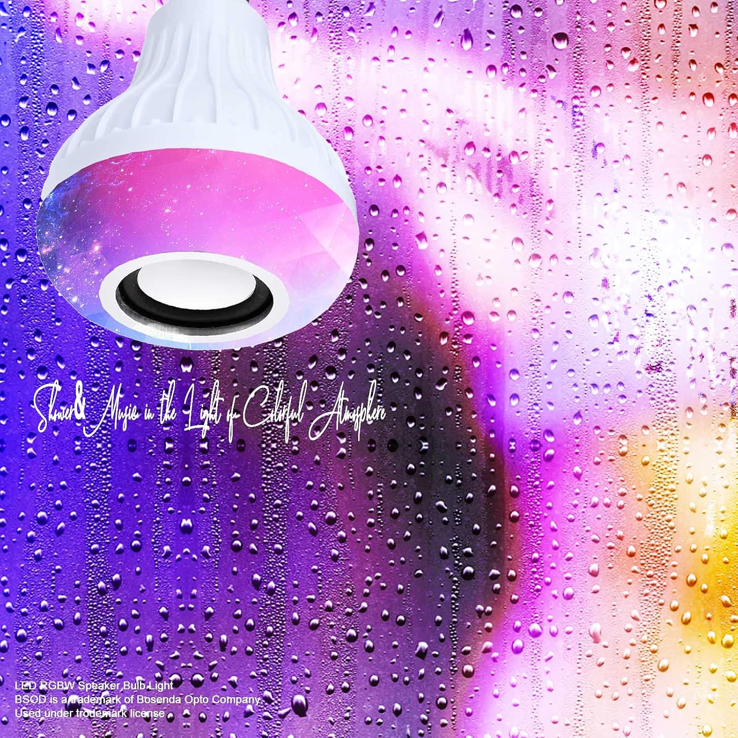 LED RGB Bulb Light Smart Bluetooth Music Speaker Changing Color Lamp