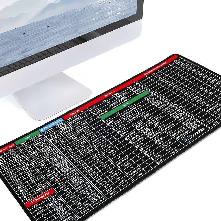 Shortcut Key Keyboard Mouse Pad