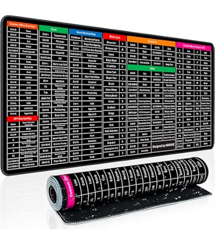 Shortcut Key Keyboard Mouse Pad