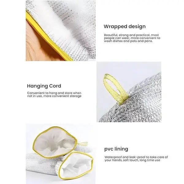 Multipurpose Wire Dishwashing Gloves 2